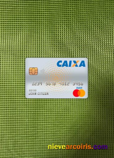 Brazil Caixa bank master debit card photolook